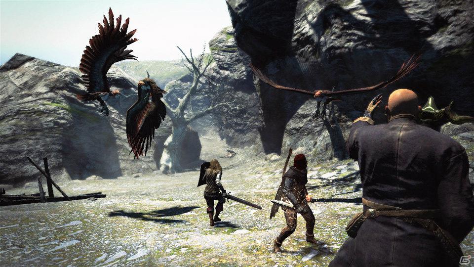 【発売直前特集第4回】PS3/Xbox 360「ドラゴンズドグマ」行く手を阻むさまざまな凶悪なモンスターたち、オンライン要素についても紹介の画像1