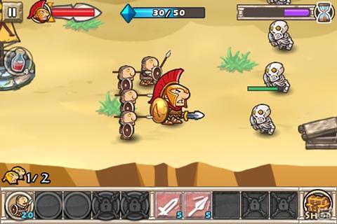 ハック＆スラッシュのあるアクションディフェンスゲーム「スパルタの栄光」iPhone/iPod touch向けに配信開始！の画像8