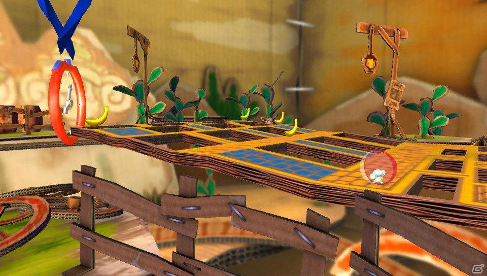 PS Vita「スーパーモンキーボール 特盛あそビ～タ！」ワールド4「ダンボルキャニオン」＆バラエティーゲーム「バトルビリヤード」「モンキービンゴ」を紹介の画像6