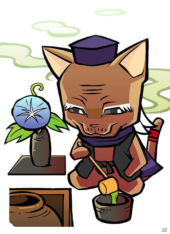 Mobage「のぶニャがの野望」iPhone版のサービスが開始！「茶の心」をテーマにしたねこ武将カードが追加の画像1