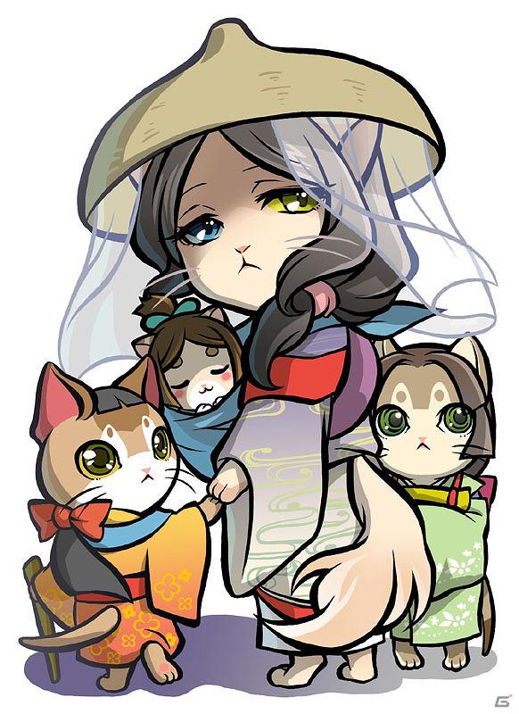 Mobage「のぶニャがの野望」iPhone版のサービスが開始！「茶の心」をテーマにしたねこ武将カードが追加の画像2