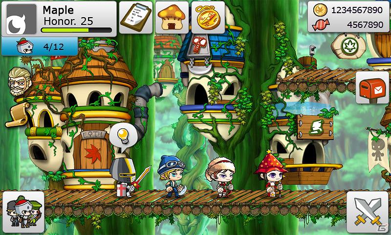 Mobage「メイプルストーリー レイダーズ」Android版Mobageにてサービス開始！の画像1