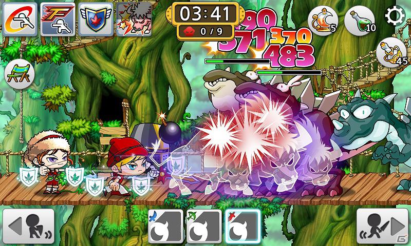 Mobage「メイプルストーリー レイダーズ」Android版Mobageにてサービス開始！の画像3