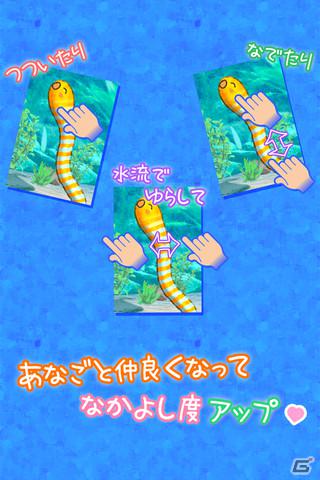 海の人気者ちんあなごを育てよう♪iOS「いじって！ちんあなご」サービス開始の画像1