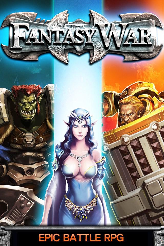 ゲームヴィル、ソーシャルMMORPG「FantasyWar」とアクションパズルゲーム「FruitRush」をApp Store＆Google Playにて配信開始の画像1