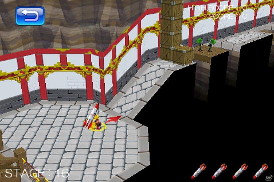 指一本の簡単操作3Dアクションパズル！iPhoneアプリ「忍者ボム -シノブ-」6月5日よりサービス開始！の画像5