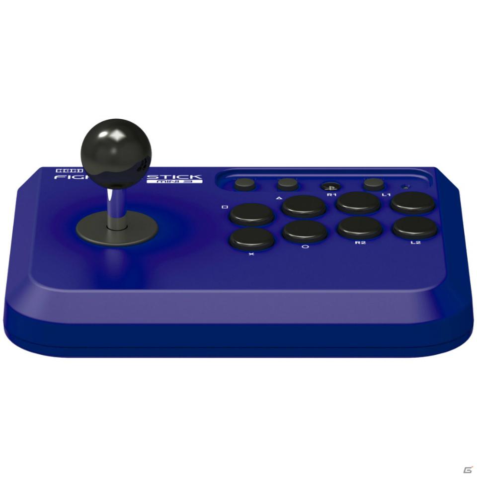 HORIより軽くて持ち運びに便利な「ファイティングスティックmini3 for PlayStation 3（ブラック・ブルー）」が6月14日に登場の画像5