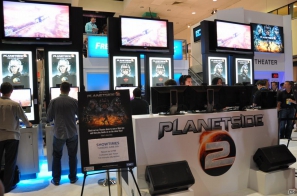 【E3 2012】シリーズ続編となるMMOFPS「PLANETSIDE 2」や地域独占配信権を締結したばかりの「Wizardry Online」も出展！SOEブースレポートの画像2