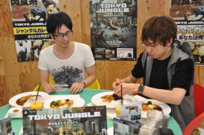 片岡氏＆山際氏も絶賛！？PS3「TOKYO JUNGLE」SCE社員食堂でしか味わえない発売記念メニューは肉食・草食カレー！メディア向け先行試食会をレポートの画像23