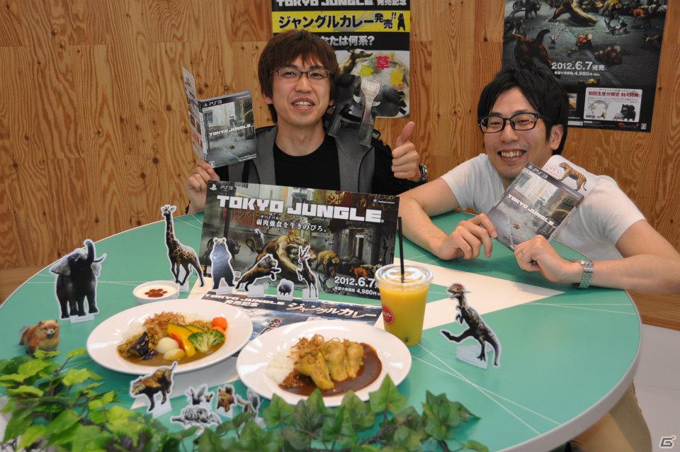 片岡氏＆山際氏も絶賛！？PS3「TOKYO JUNGLE」SCE社員食堂でしか味わえない発売記念メニューは肉食・草食カレー！メディア向け先行試食会をレポートの画像31