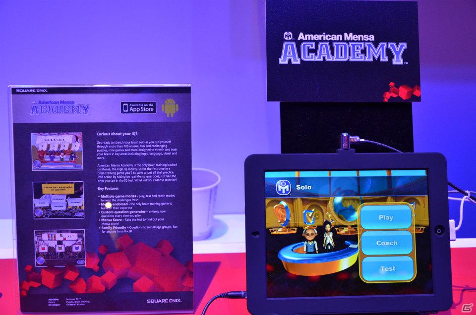 【E3 2012】エクストリームエッジタイトルが多数プレイアブル出展！タブレット端末向けのソフトも充実していたスクウェア・エニックスブースレポートの画像55
