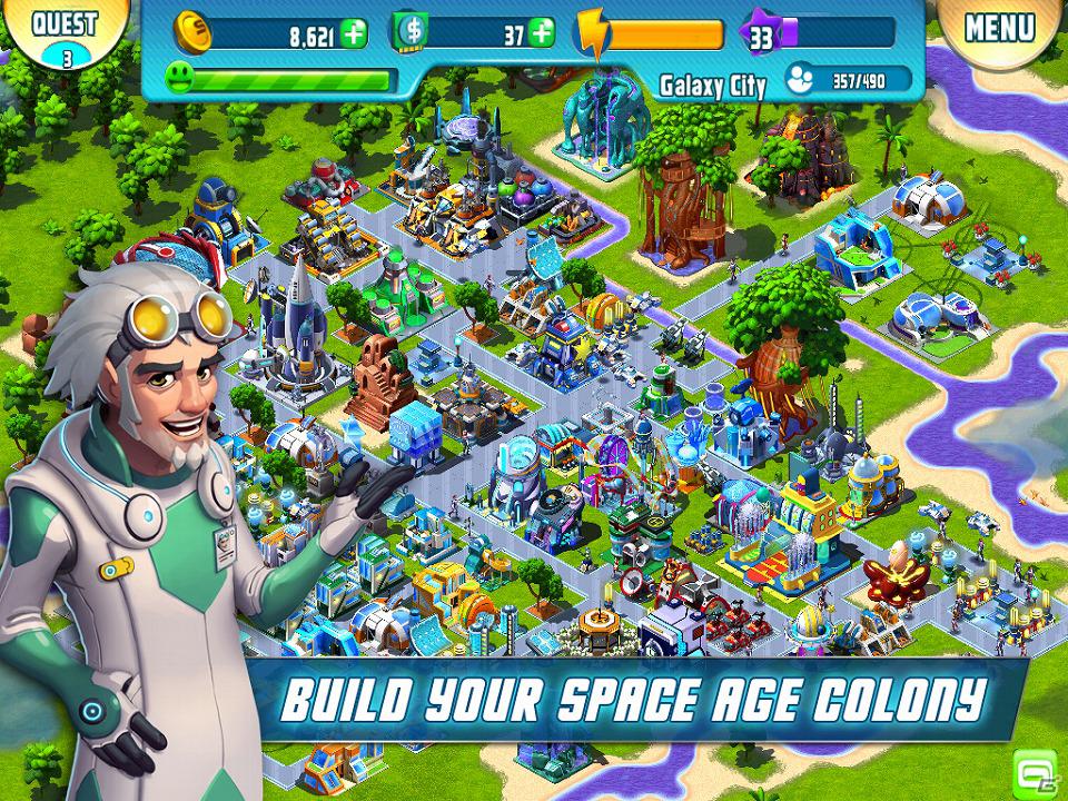 iOS/Android「ギャラクシー・シティー」ゲーム内容を紹介するトレーラーを公開の画像1