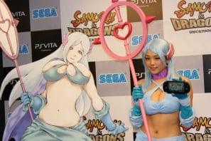 篠崎愛さんがむっちり魔法使いの姿で登場！PS Vita「サムライ＆ドラゴンズ」PV完成披露会見の模様をお届けの画像19