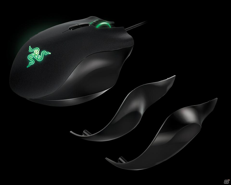 Razer製MMOゲーミングマウス「Naga 2012」が6月22日より販売開始―持ち方に合わせたサイド形状の変更が可能にの画像2