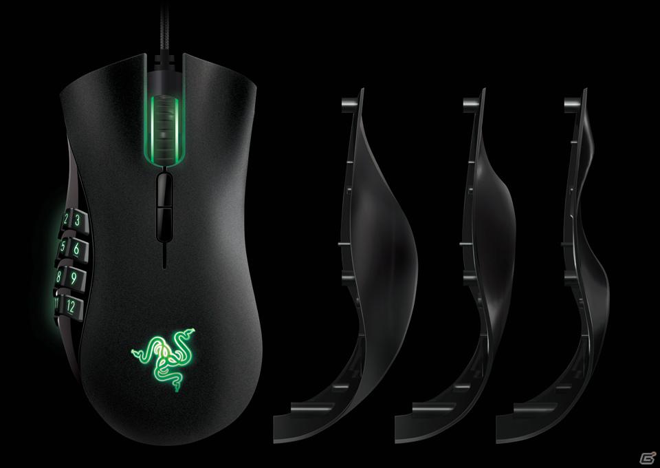 Razer製MMOゲーミングマウス「Naga 2012」が6月22日より販売開始―持ち方に合わせたサイド形状の変更が可能にの画像5