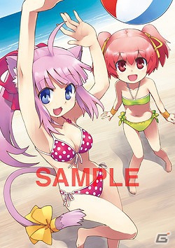 PSP「新・剣と魔法と学園モノ。 刻の学園」店舗別予約特典用描き下ろしイラストの完成版を一挙公開の画像2