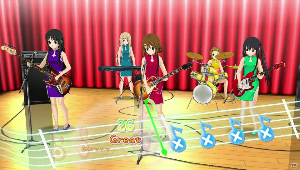PS3「けいおん！ 放課後ライブ！！ HD Ver.」チャイナ服など4種類の衣装＆「ふわふわ時間（タイム）」「私の恋はホッチキス」などの収録楽曲を紹介！の画像2