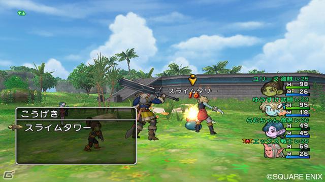Wii/Wii U「ドラゴンクエストX　目覚めし五つの種族　オンライン」コマンド入力方式＆バトルエリアを自由に動けるバトルシステムを紹介！の画像7