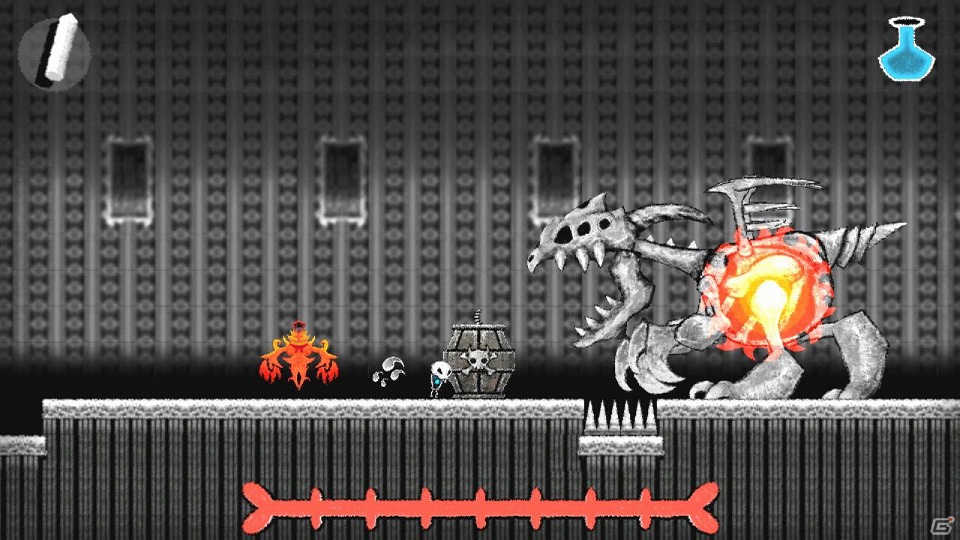 PS Vita「Dokuro」3週連続配信の体験版が本日より配信開始！ボスキャラクター「サーバント」やギミック「青チョーク」紹介＆新たなプロモーションPVも公開の画像9