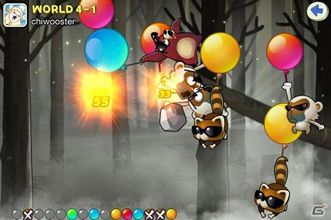 落ちる者は葉っぱをも掴む！iOS用対戦ゲーム「ぶら下がりサバイバル」が配信開始の画像7