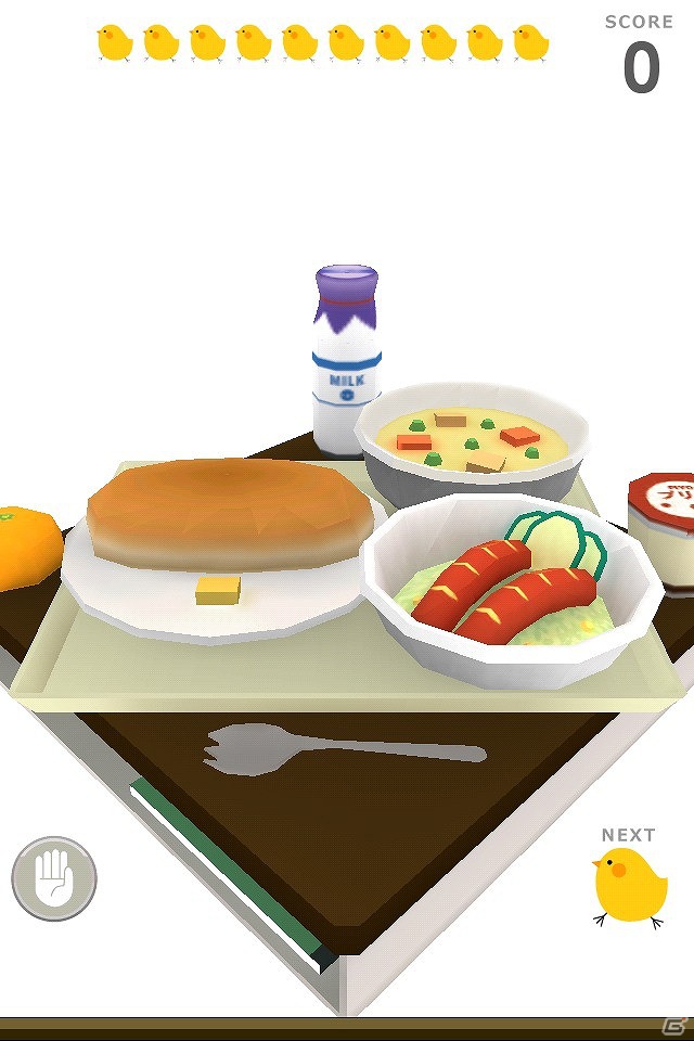 iOS「ぴよ盛り」新ステージ第3弾「給食編」が配信開始！Android版は今夏配信予定の画像2