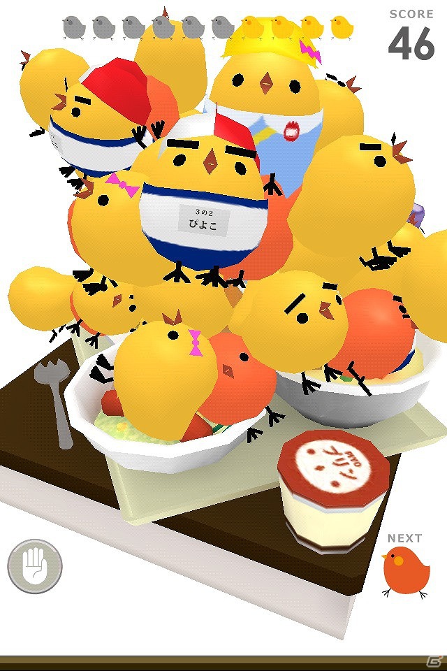 iOS「ぴよ盛り」新ステージ第3弾「給食編」が配信開始！Android版は今夏配信予定の画像4