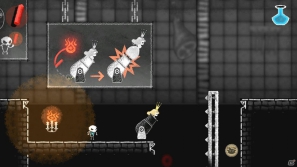 PS Vita「Dokuro」ゲームに登場するギミックの新情報を公開！ベルトコンベアや気球を使って姫を助けようの画像11