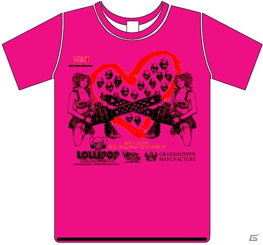 PS3/Xbox 360「ロリポップチェーンソー」発売記念！Tシャツやトートバックなどのグッズが発売決定―6月18日よりGhM STOREにて一部Tシャツの販売を開始の画像1