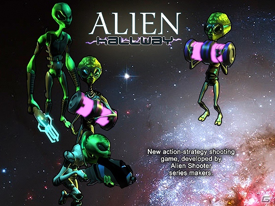 迫りくるエイリアンの襲撃に耐え抜くストラテジーゲーム「ALIEN HALLWAY日本語版」販売スタートの画像1