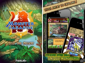 ポケラボ、iOS端末向けソーシャルゲーム「モンスターパラダイス＋」の海外版「Monster Paradise」を46ヶ国・地域へ提供開始の画像1