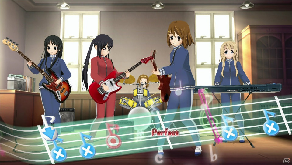 PS3「けいおん！ 放課後ライブ！！ HD Ver.」唯の歌う「Cagayake!GIRLS」「ギー太に首ったけ」などの楽曲＆4種類の衣装を紹介の画像2