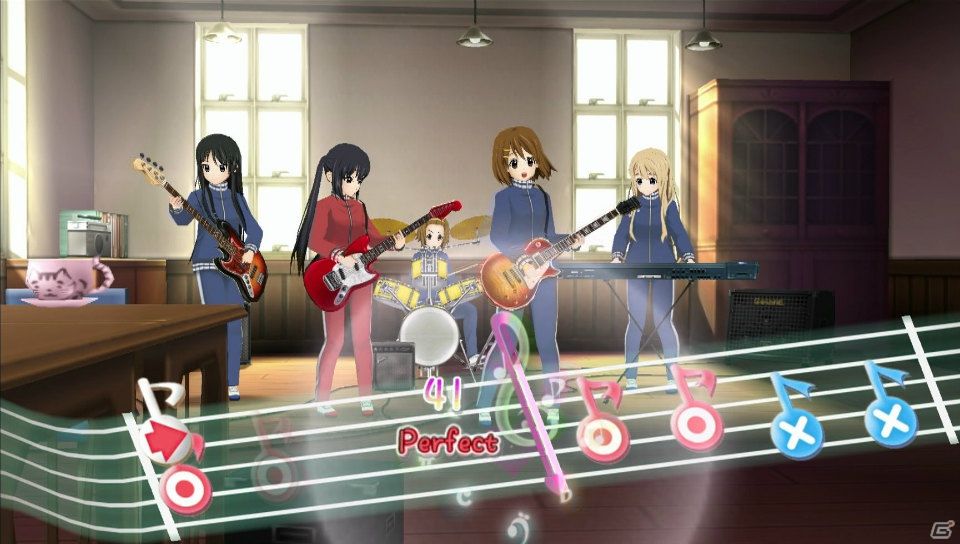 PS3「けいおん！ 放課後ライブ！！ HD Ver.」唯の歌う「Cagayake!GIRLS」「ギー太に首ったけ」などの楽曲＆4種類の衣装を紹介の画像3
