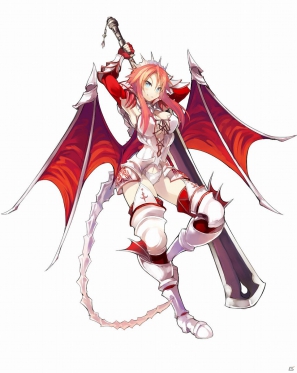 3DS/PSP「アンチェインブレイズ エクシヴ」著名イラストレーター描き下ろしとなるショップ限定予約特典のイラスト線画を公開の画像13