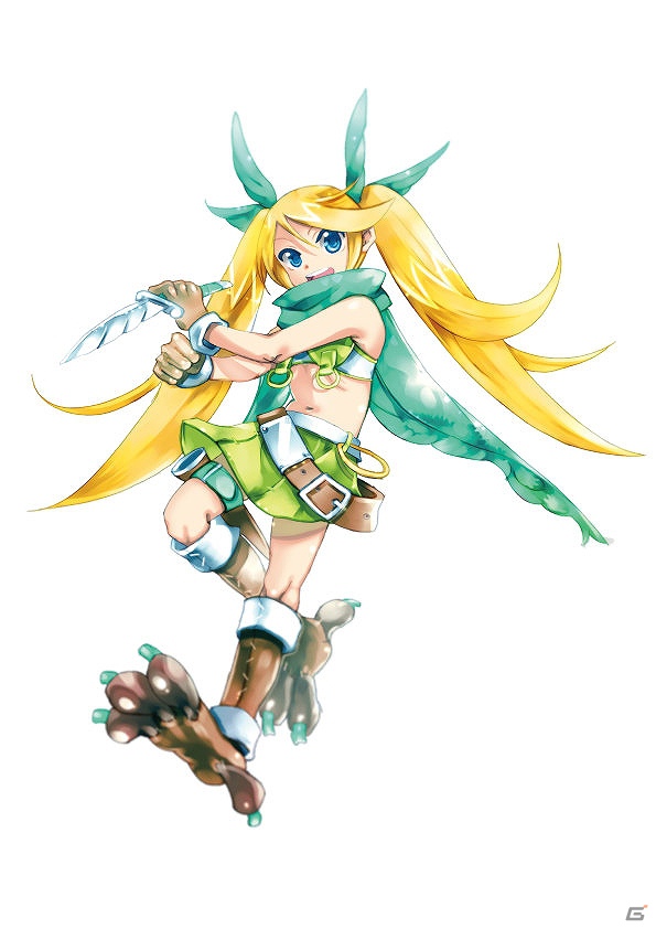 3DS/PSP「アンチェインブレイズ エクシヴ」著名イラストレーター描き下ろしとなるショップ限定予約特典のイラスト線画を公開の画像15