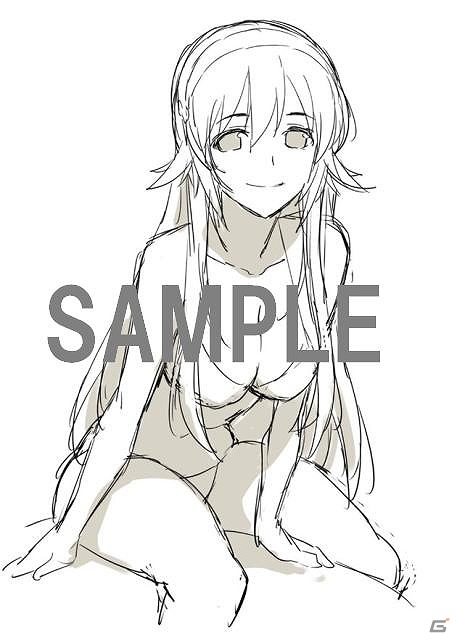 3DS/PSP「アンチェインブレイズ エクシヴ」著名イラストレーター描き下ろしとなるショップ限定予約特典のイラスト線画を公開の画像2