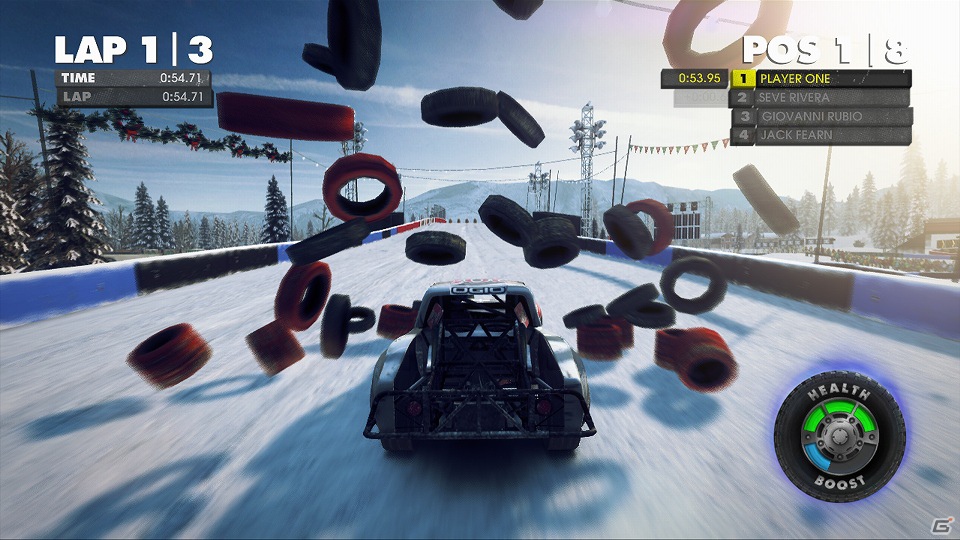 PS3/Xbox 360「DiRT Showdown」新スクリーンショットとマシンの性能にも影響があるダメージ要素を紹介の画像3