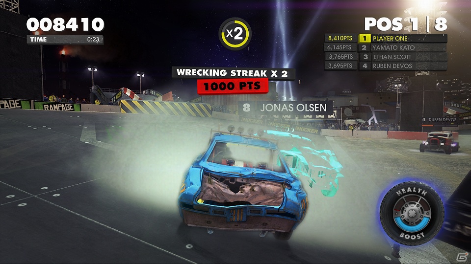 PS3/Xbox 360「DiRT Showdown」新スクリーンショットとマシンの性能にも影響があるダメージ要素を紹介の画像4