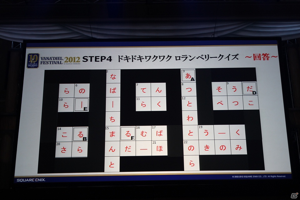 田中氏の退社と松井氏のプロデューサー就任が発表された「A DECADE OF FINAL FANTASY XI VANA★FEST2012」2日目の模様をお届けの画像24