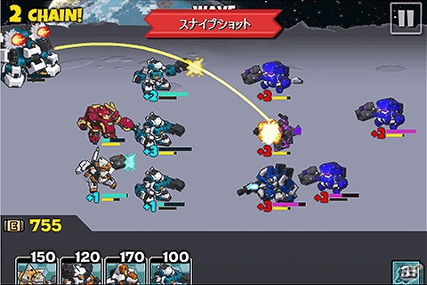 コズミックロボシリーズのスピンオフ作品！iOS「コンバットボッツ コズミックコマンダー」6月25日にリリースの画像5