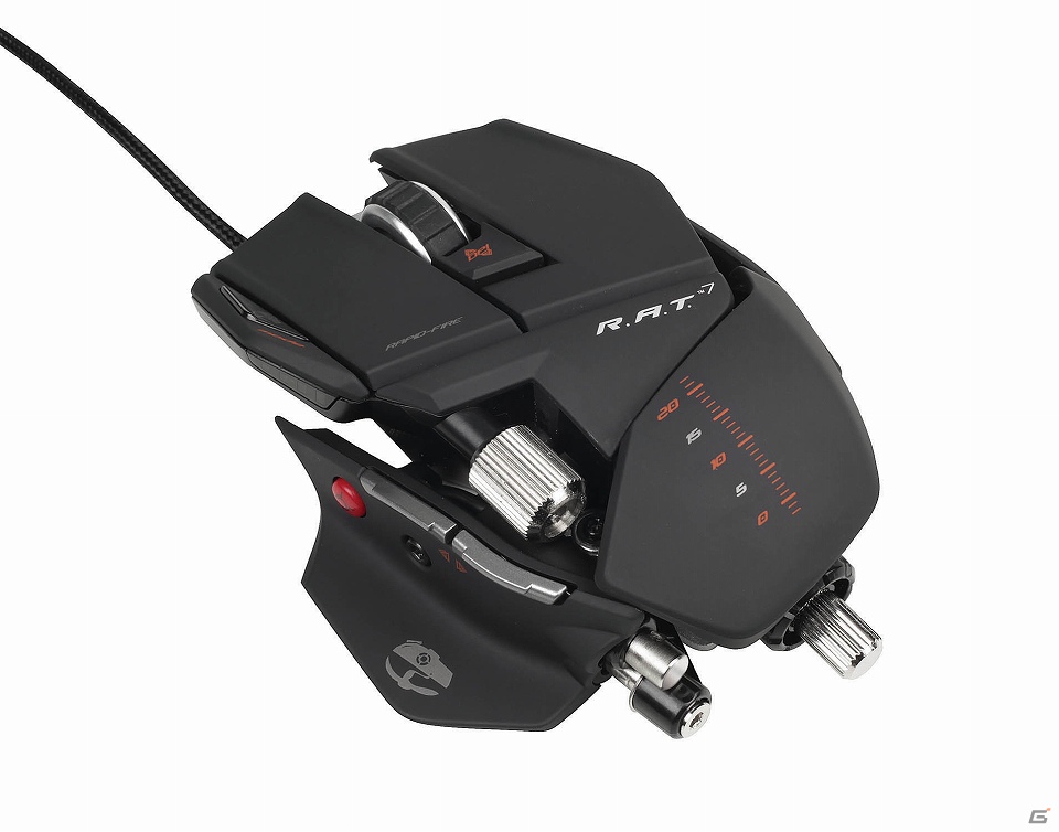 マッドキャッツ、「Cyborg R.A.T. 7 Gaming Mouse」のレーザートラッキングセンサーをグレードアップ！新センサー解像度は25dpi-6400dpiにの画像11