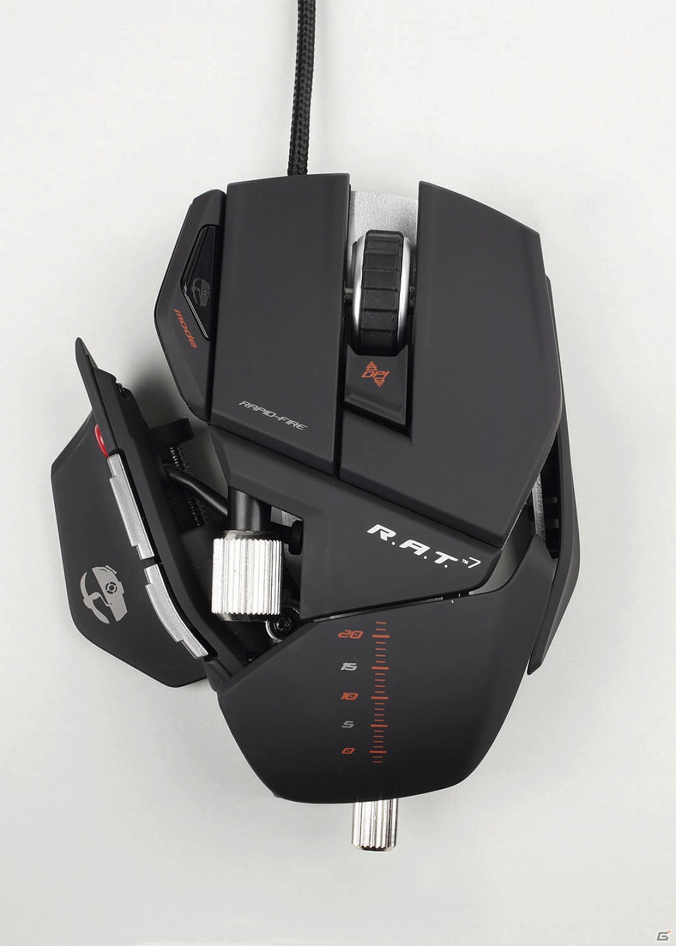 マッドキャッツ、「Cyborg R.A.T. 7 Gaming Mouse」のレーザートラッキングセンサーをグレードアップ！新センサー解像度は25dpi-6400dpiにの画像9