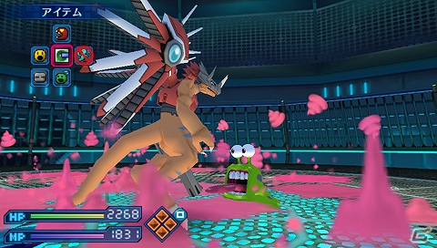 PSP「デジモンワールド リ：デジタイズ」新キャラクター・リリとセバスチャンも登場するデジタワーを紹介！デジモンがドット化する特殊攻撃の情報もお届けの画像39