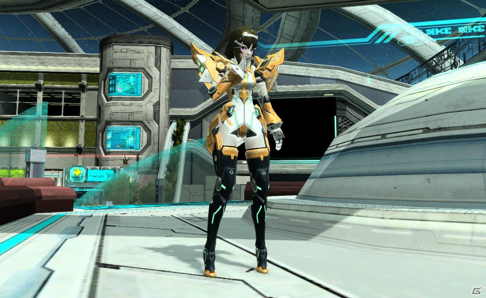 「ファンタシースターオンライン2」サービスイン時より開始される「ハッピーウェディングスクラッチ」として入手可能なウェディング衣装やラッピーの着ぐるみなどのコスチューム、アクセサリー、髪型を紹介の画像14