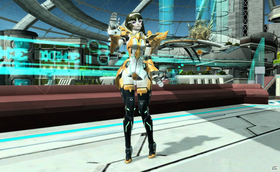 「ファンタシースターオンライン2」サービスイン時より開始される「ハッピーウェディングスクラッチ」として入手可能なウェディング衣装やラッピーの着ぐるみなどのコスチューム、アクセサリー、髪型を紹介の画像15