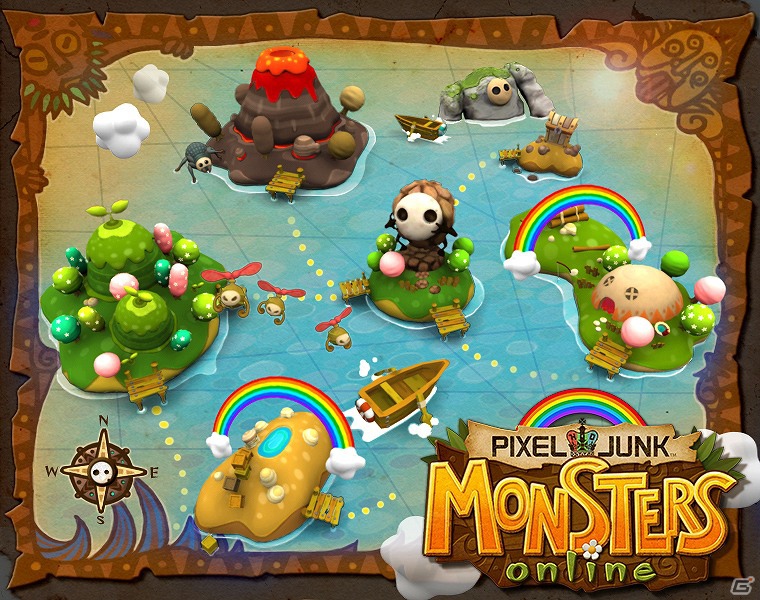 Facebookアプリ「PixelJunk モンスターズ オンライン」ビーチでモンスターとの白熱バトルが楽しめる「夏マップ」が登場の画像5