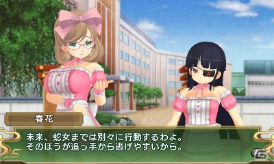 3DS「閃乱カグラ Burst -紅蓮の少女達-」新コスチューム＆ゲームの流れを紹介！ボイスメッセージ＆サンプルボイス第8弾は葛城役の小林ゆうさんが登場の画像2