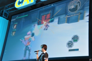 【CAPCOM SUMMER JAM】3DS/PS3「エクストルーパーズ」May’nさんが主題歌をギンギラ熱唱！実機プレイでは爽快なバトルが楽しめるミッションを披露の画像43