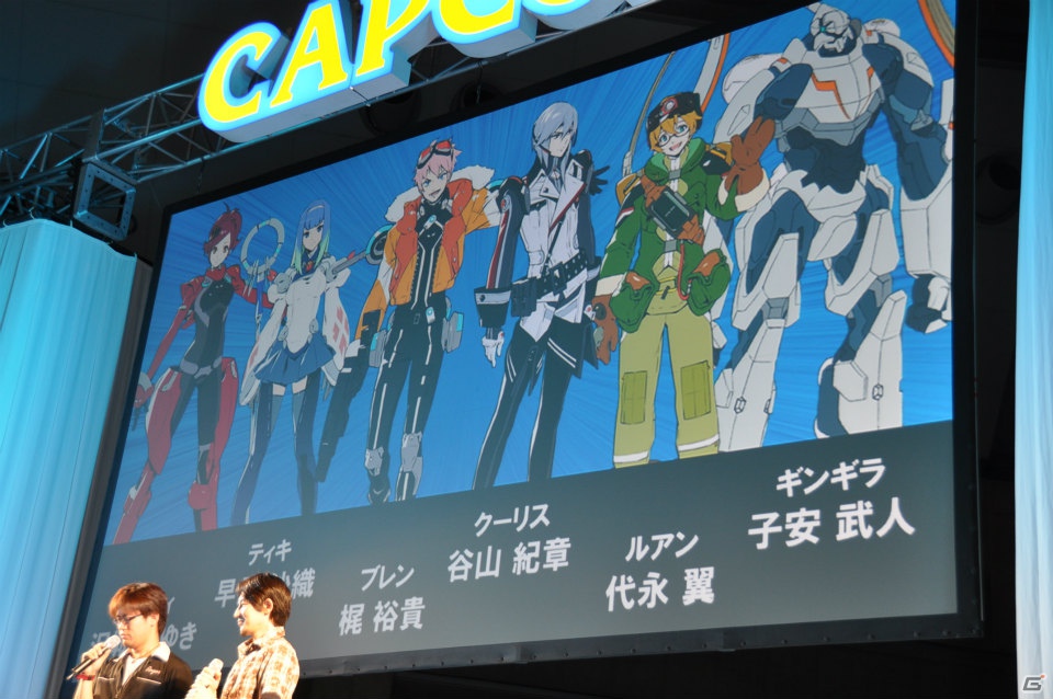 【CAPCOM SUMMER JAM】3DS/PS3「エクストルーパーズ」May’nさんが主題歌をギンギラ熱唱！実機プレイでは爽快なバトルが楽しめるミッションを披露の画像16