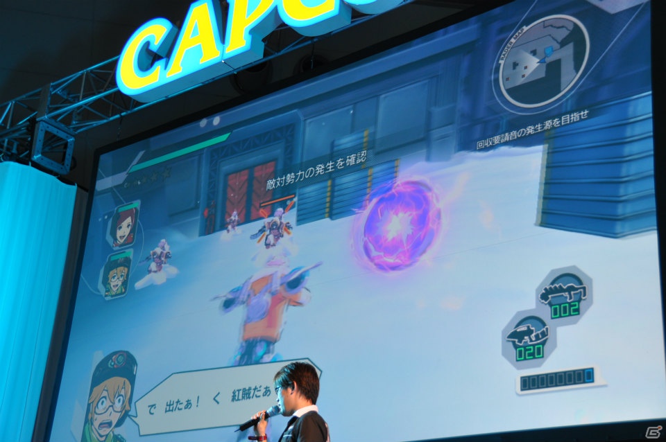 【CAPCOM SUMMER JAM】3DS/PS3「エクストルーパーズ」May’nさんが主題歌をギンギラ熱唱！実機プレイでは爽快なバトルが楽しめるミッションを披露の画像41