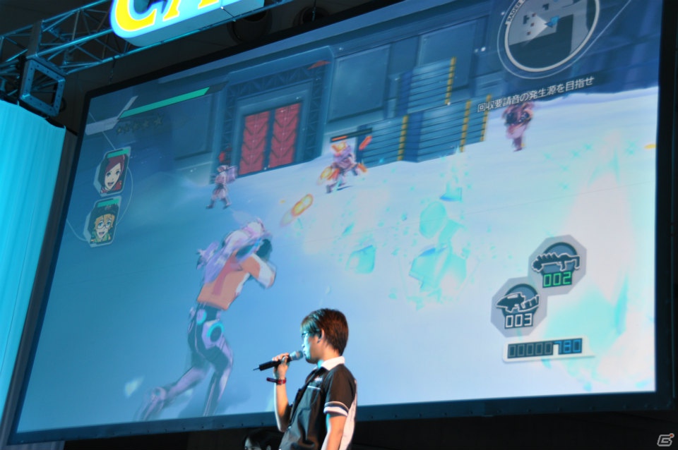 【CAPCOM SUMMER JAM】3DS/PS3「エクストルーパーズ」May’nさんが主題歌をギンギラ熱唱！実機プレイでは爽快なバトルが楽しめるミッションを披露の画像44